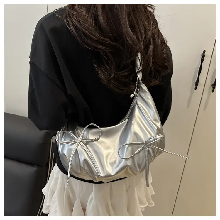 Sweet Bow Shoulder Bag for Women Spring Summer 2025 — feature 14