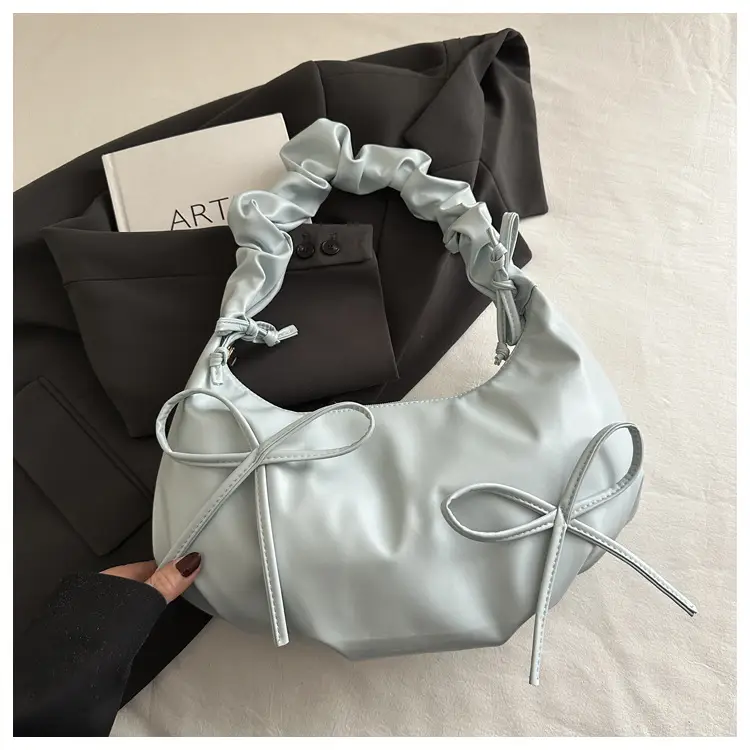 Sweet Bow Shoulder Bag for Women Spring Summer 2025