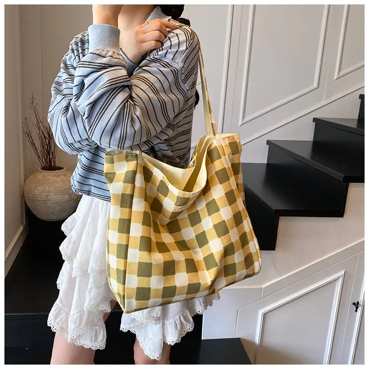 2025 New Summer Bag Women's Lazy Style Large Capacity Canvas Bag — feature 10