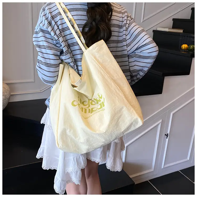 2025 New Summer Bag Women's Lazy Style Large Capacity Canvas Bag — feature 11