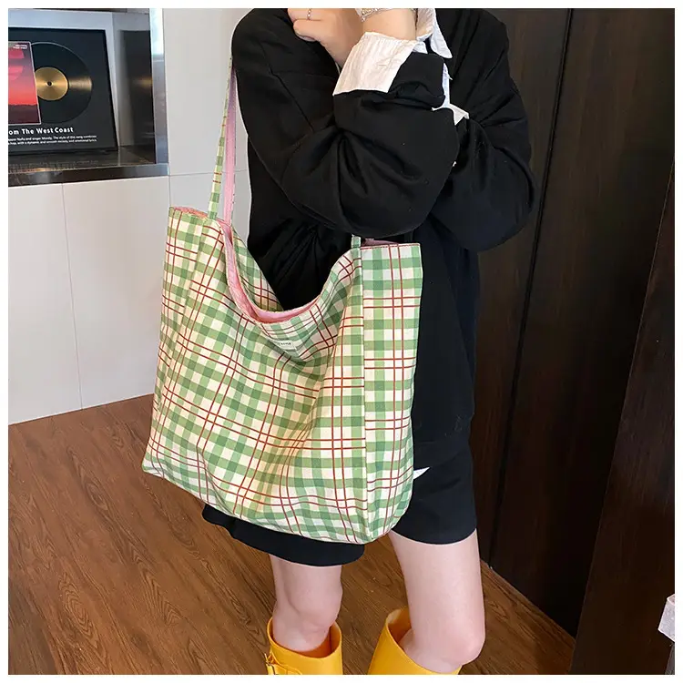 2025 New Summer Bag Women's Lazy Style Large Capacity Canvas Bag — feature 16