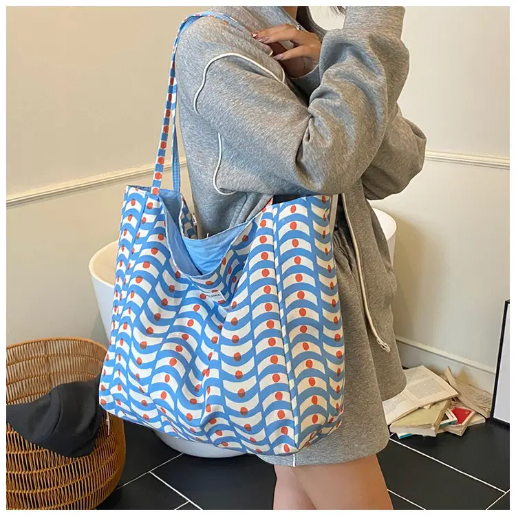 2025 New Summer Bag Women's Lazy Style Large Capacity Canvas Bag — feature 19