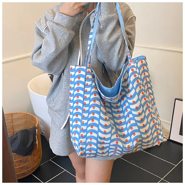 2025 New Summer Bag Women's Lazy Style Large Capacity Canvas Bag — feature 20
