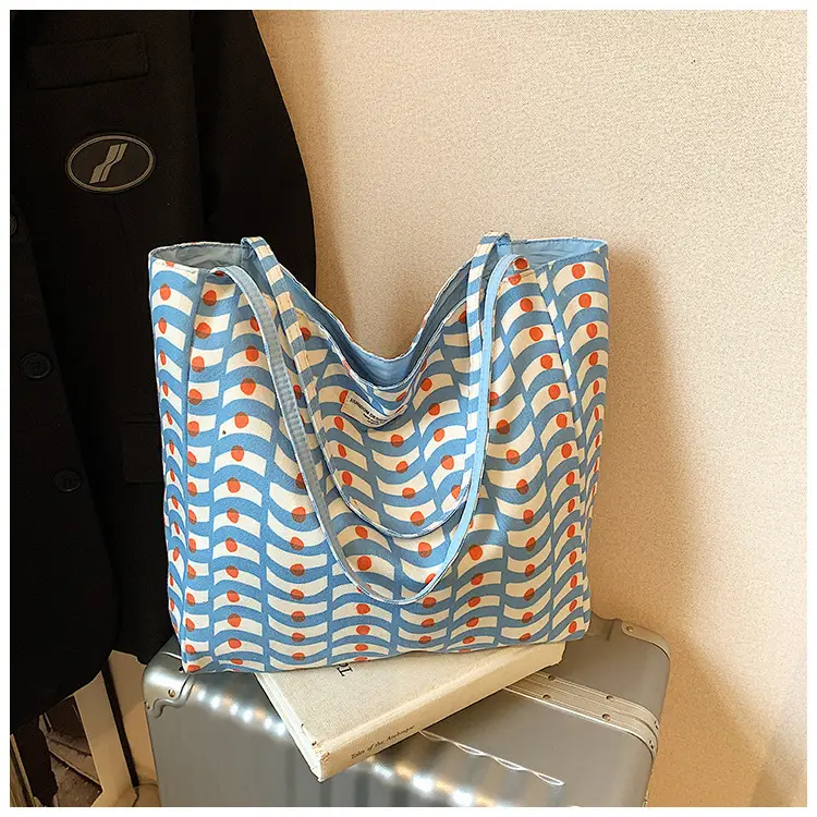 2025 New Summer Bag Women's Lazy Style Large Capacity Canvas Bag — feature 21