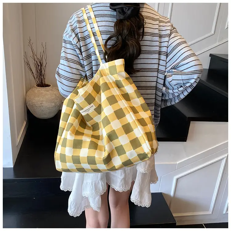 2025 New Summer Bag Women's Lazy Style Large Capacity Canvas Bag — feature 9