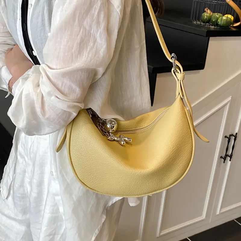 2026 Black Crossbody Bag with Long Strap for Women