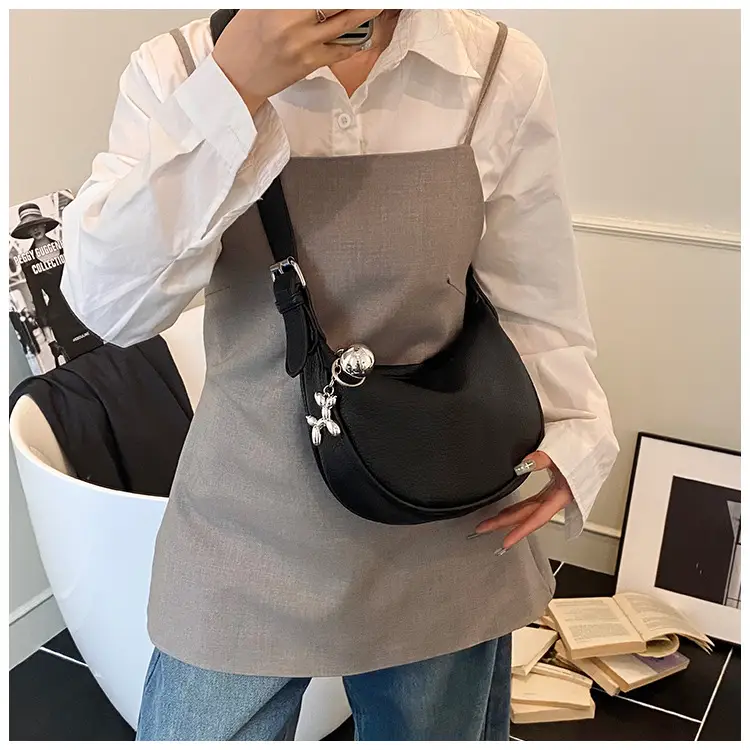 2026 Black Crossbody Bag with Long Strap for Women — feature 25