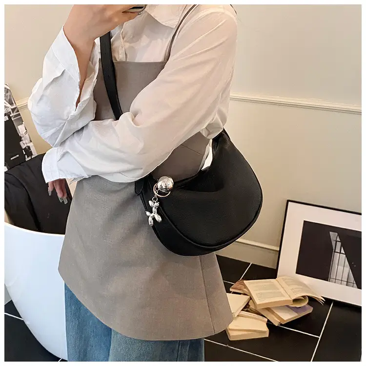 2026 Black Crossbody Bag with Long Strap for Women — feature 26