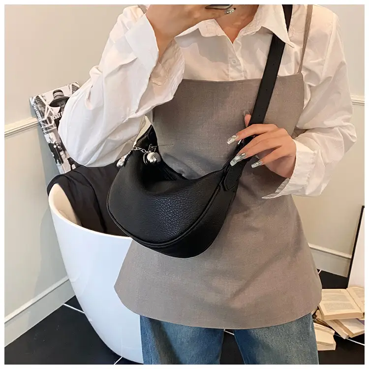 2026 Black Crossbody Bag with Long Strap for Women — feature 28