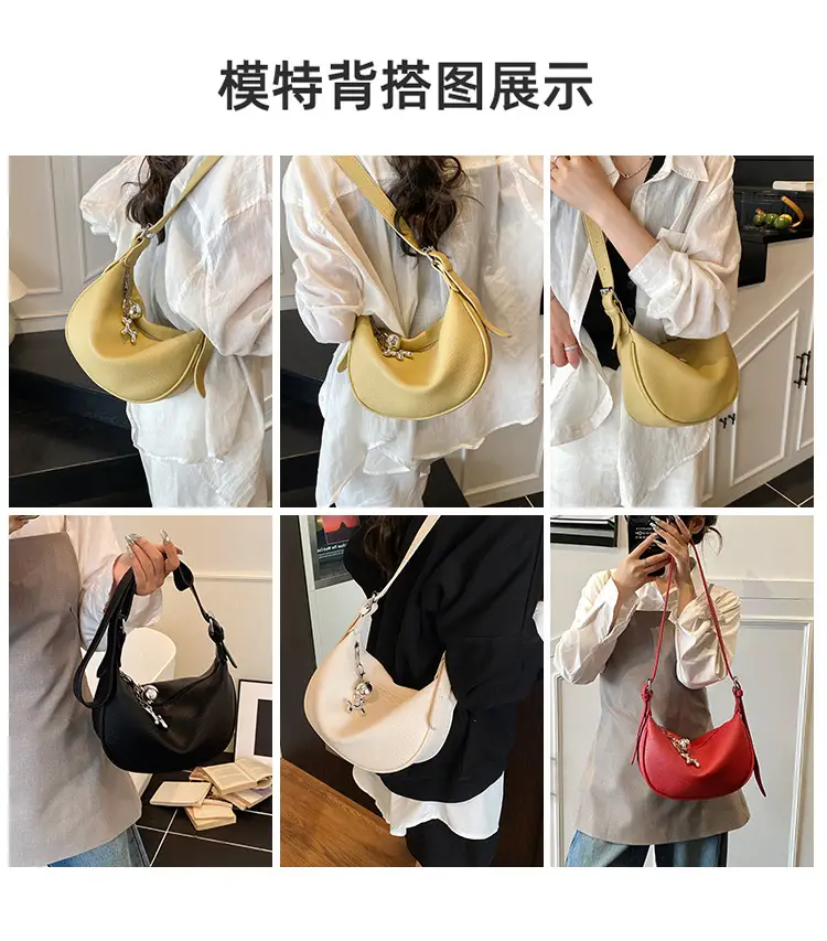 2026 Black Crossbody Bag with Long Strap for Women — feature 3