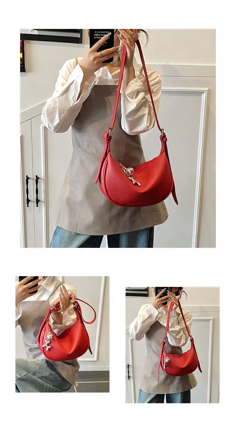 2026 Black Crossbody Bag with Long Strap for Women — feature 5