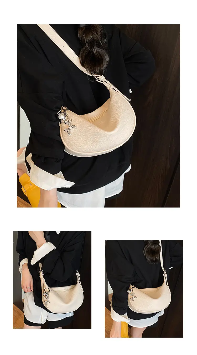 2026 Black Crossbody Bag with Long Strap for Women — feature 6