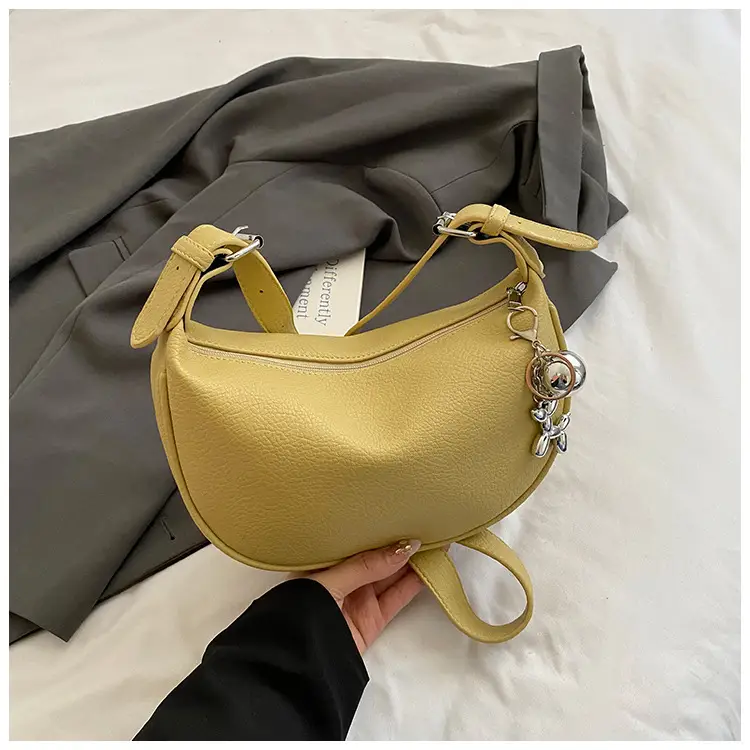 2026 Black Crossbody Bag with Long Strap for Women