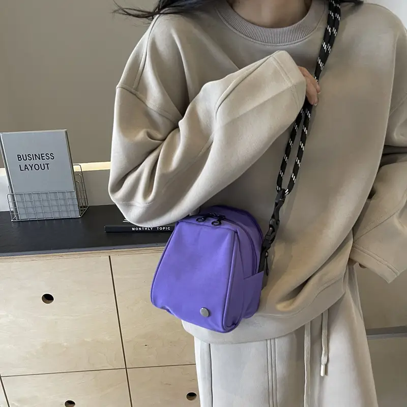 Women's Crossbody Bag Cream Simple Shell Casual All-match