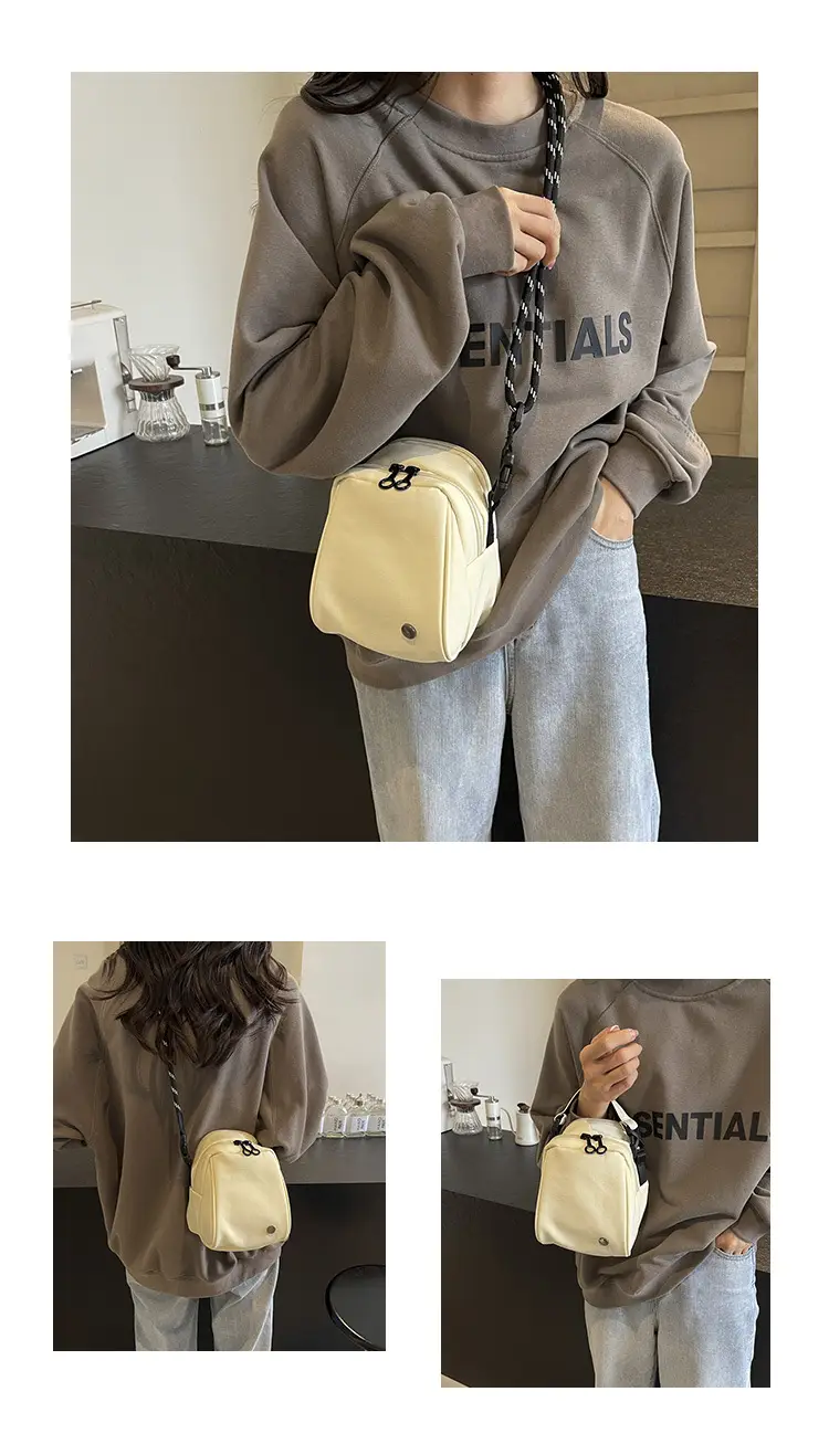 Women's Crossbody Bag Cream Simple Shell Casual All-match — feature 11