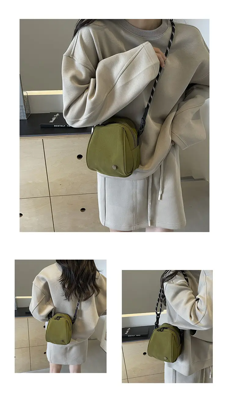 Women's Crossbody Bag Cream Simple Shell Casual All-match — feature 12