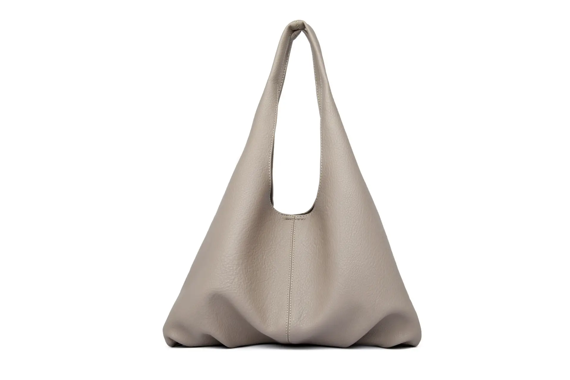 Korean Style Black Leather Tote Bag Large Capacity Women - Image 5