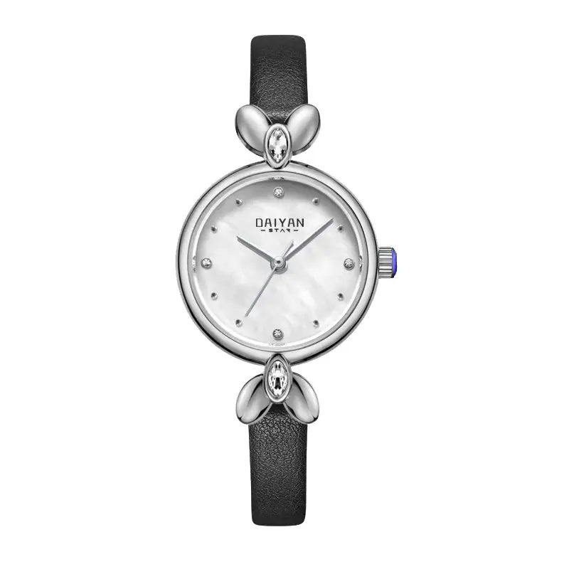 Women's Pink Pearl Dial Mesh Strap Quartz Watch - Image 3