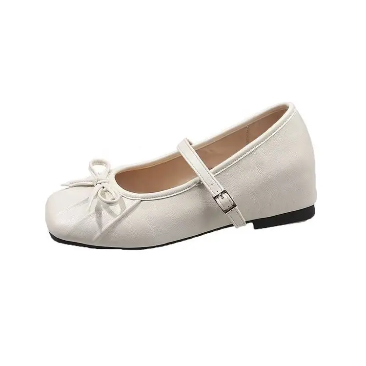 French-Style Height-Increasing 5cm Mary Jane Shoes for Women, 2025 New Autumn Versatile Retro Non-Slip Bow-Knot Single Shoes - Image 7