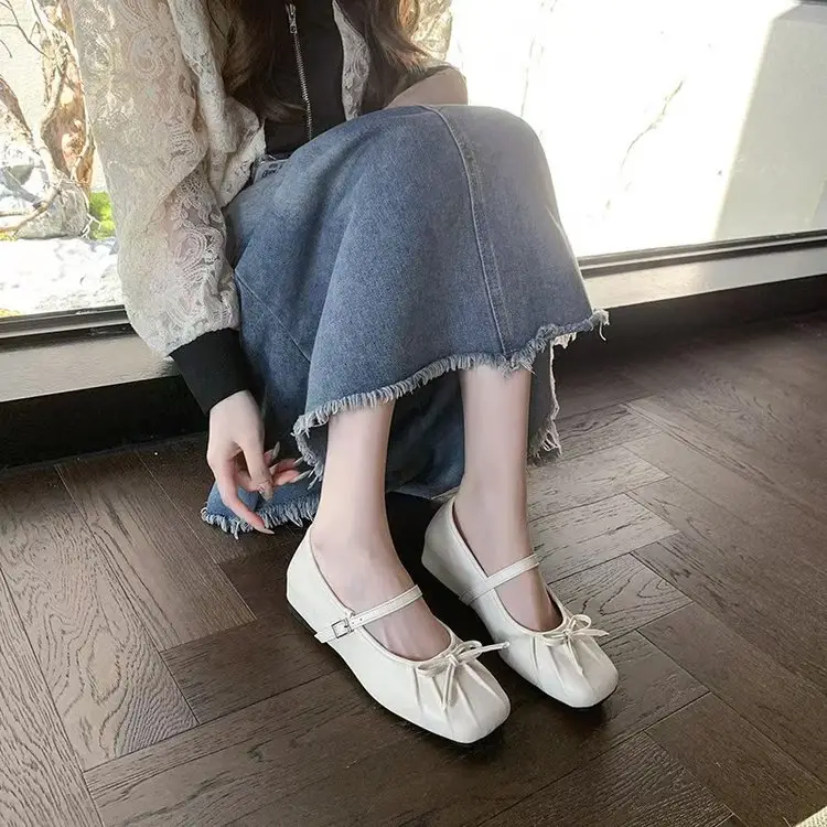 French-Style Height-Increasing 5cm Mary Jane Shoes for Women, 2025 New Autumn Versatile Retro Non-Slip Bow-Knot Single Shoes — feature 11
