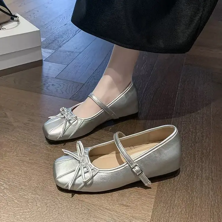 French-Style Height-Increasing 5cm Mary Jane Shoes for Women, 2025 New Autumn Versatile Retro Non-Slip Bow-Knot Single Shoes — feature 14