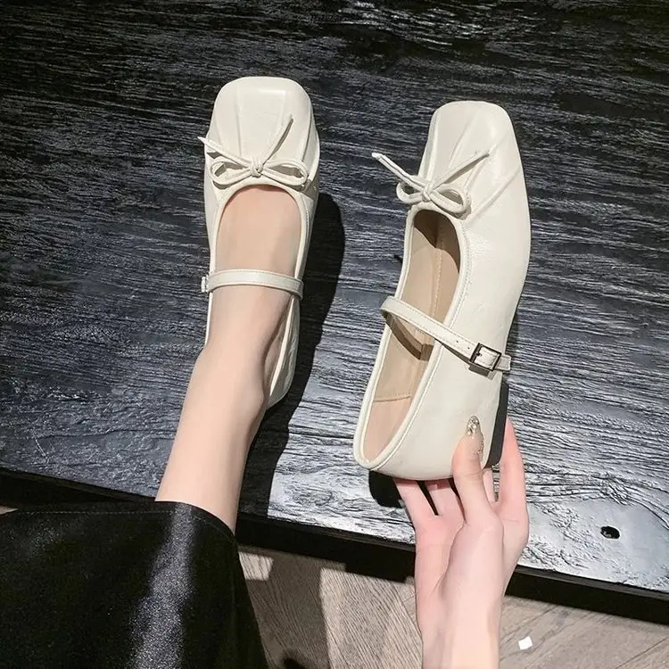 French-Style Height-Increasing 5cm Mary Jane Shoes for Women, 2025 New Autumn Versatile Retro Non-Slip Bow-Knot Single Shoes — feature 8