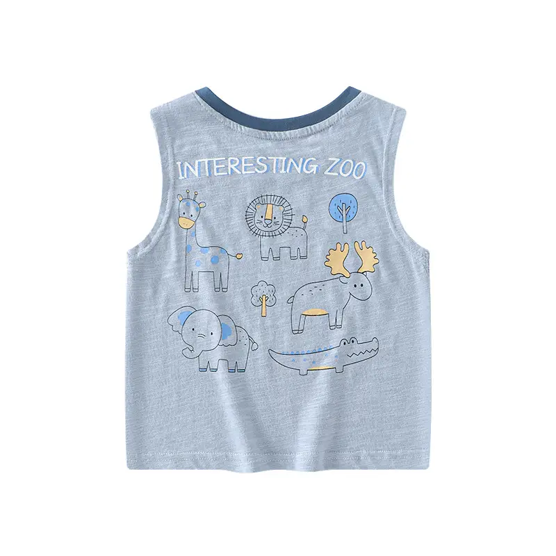 Baby T-Shirt Printed Summer 2025 Kids 20 Sleeveless