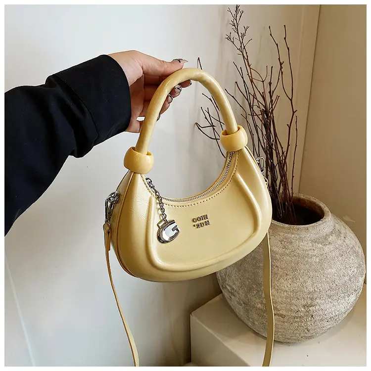 Red Crescent Crossbody Bag for Women Luxury Handbag — feature 31