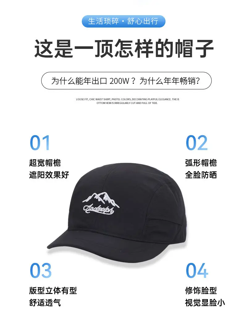 Red Embroidered Baseball Cap for Women Men — feature 7