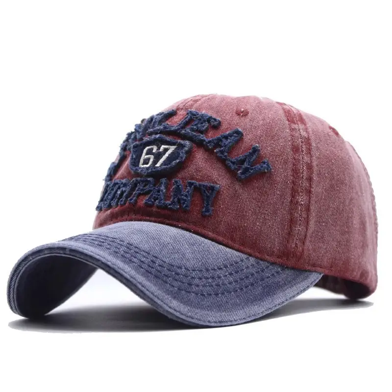 Retro Washed Baseball Cap with "G7 Team" Embroidery — feature 3