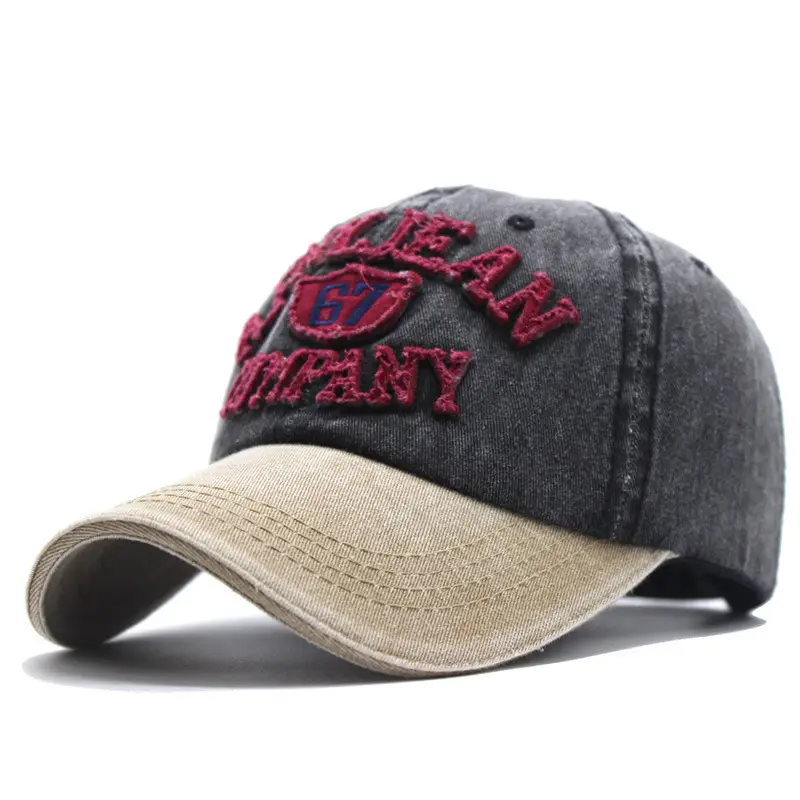 Retro Washed Baseball Cap with "G7 Team" Embroidery - Image 4
