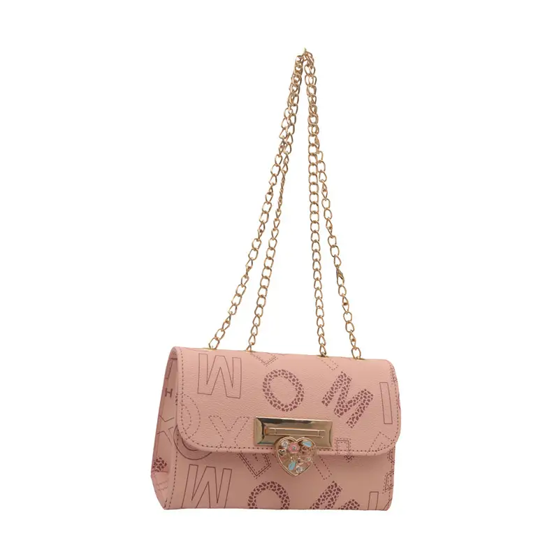 Retro Lock Chain Crossbody Bag Women Casual Shoulder Bag - Image 9