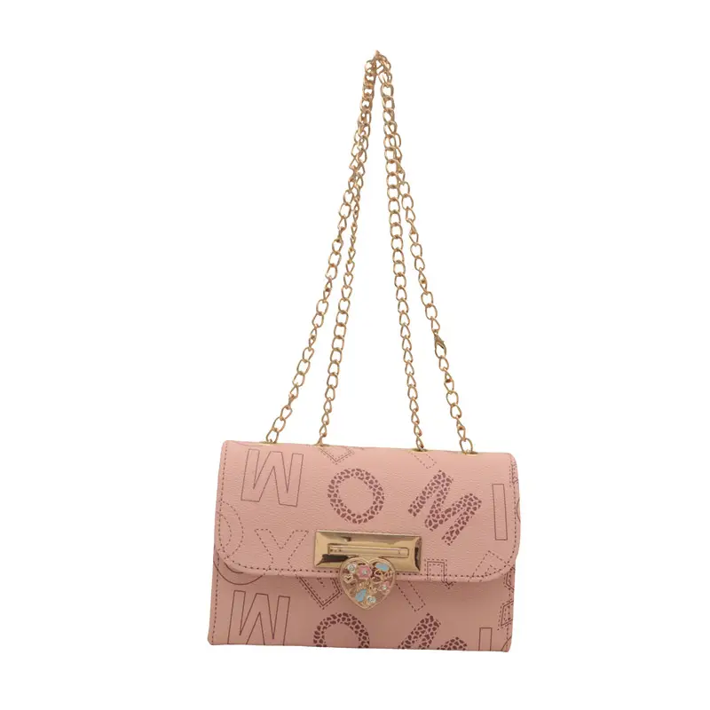 Retro Lock Chain Crossbody Bag Women Casual Shoulder Bag - Image 2