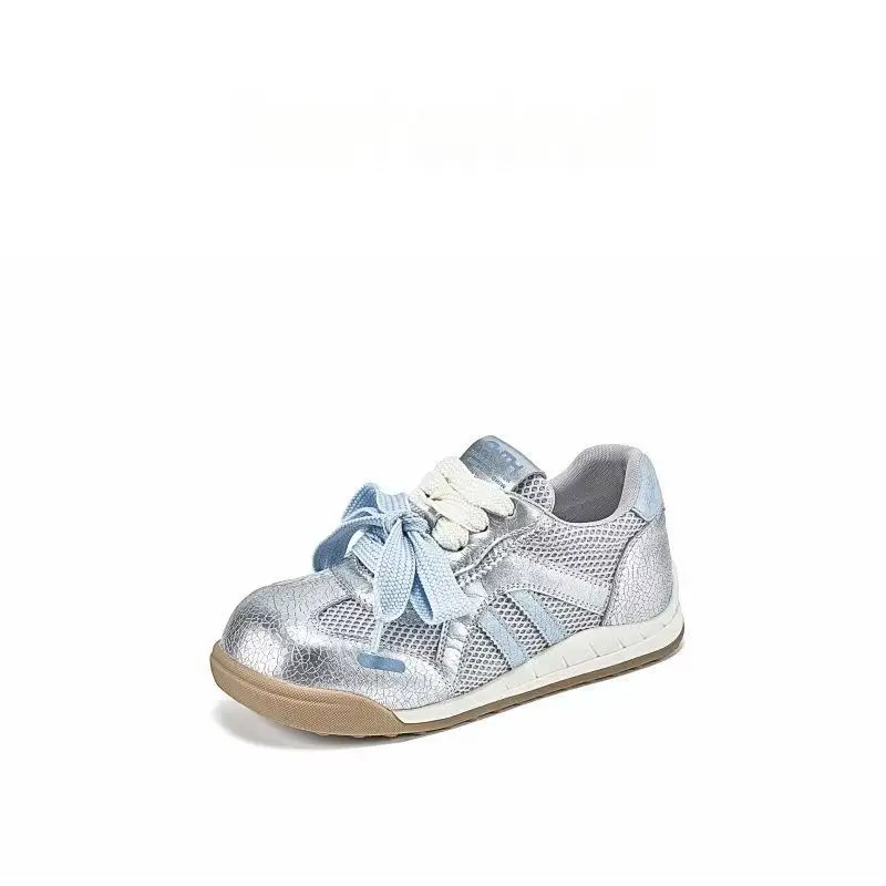 Women Retro Training Shoes White Mesh 2025