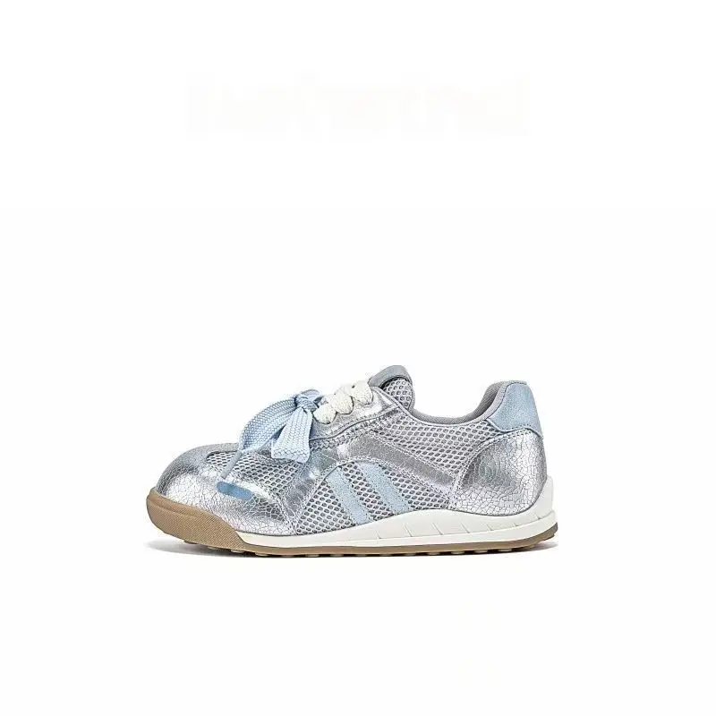Women Retro Training Shoes White Mesh 2025