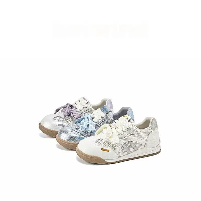 Women Retro Training Shoes White Mesh 2025