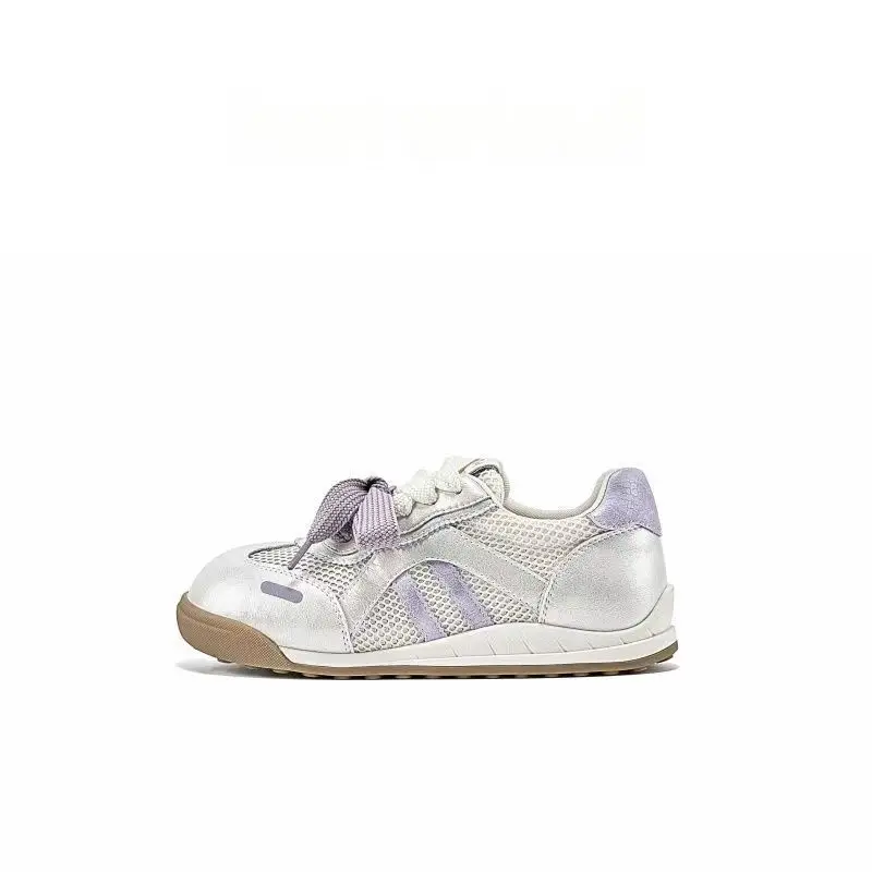 Women Retro Training Shoes White Mesh 2025