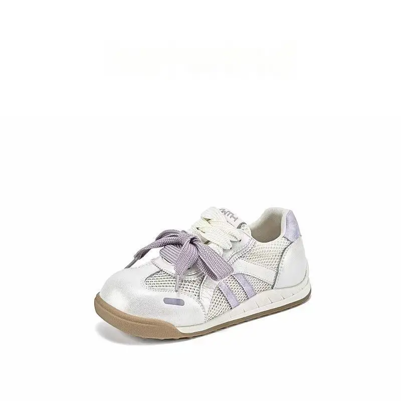 Women Retro Training Shoes White Mesh 2025