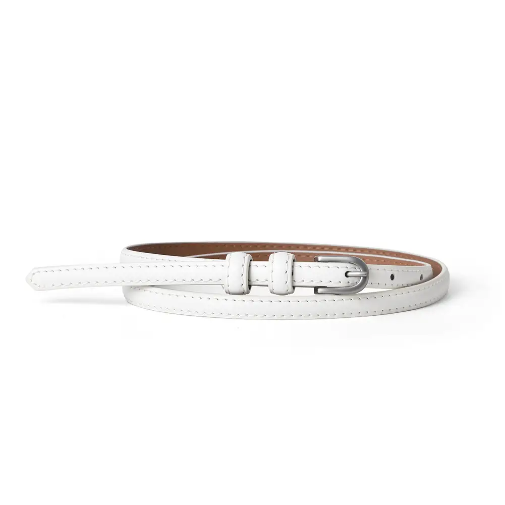 Women's Genuine Leather Belt Summer Decorative Thin Belt - Image 8