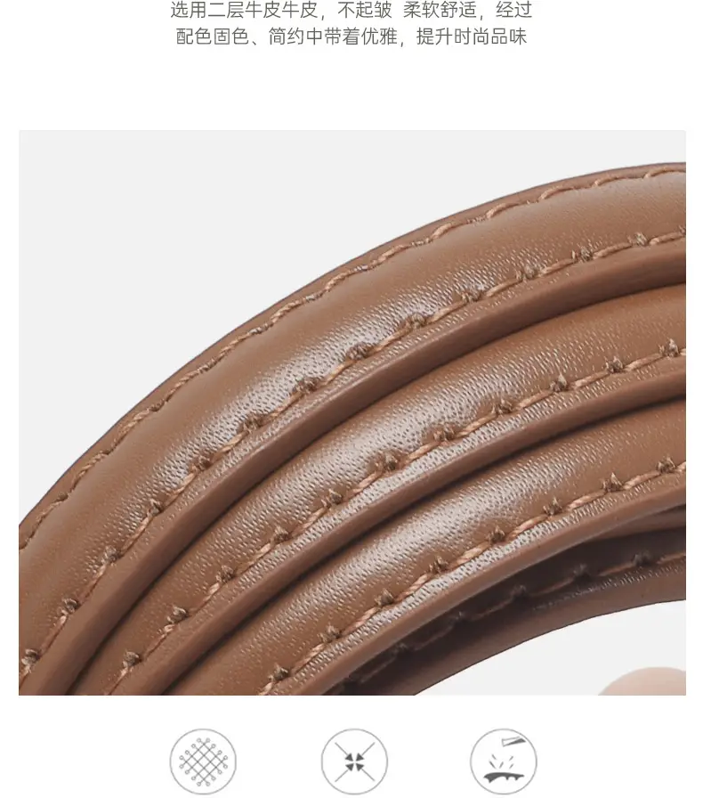 Women's Genuine Leather Belt Summer Decorative Thin Belt — feature 6