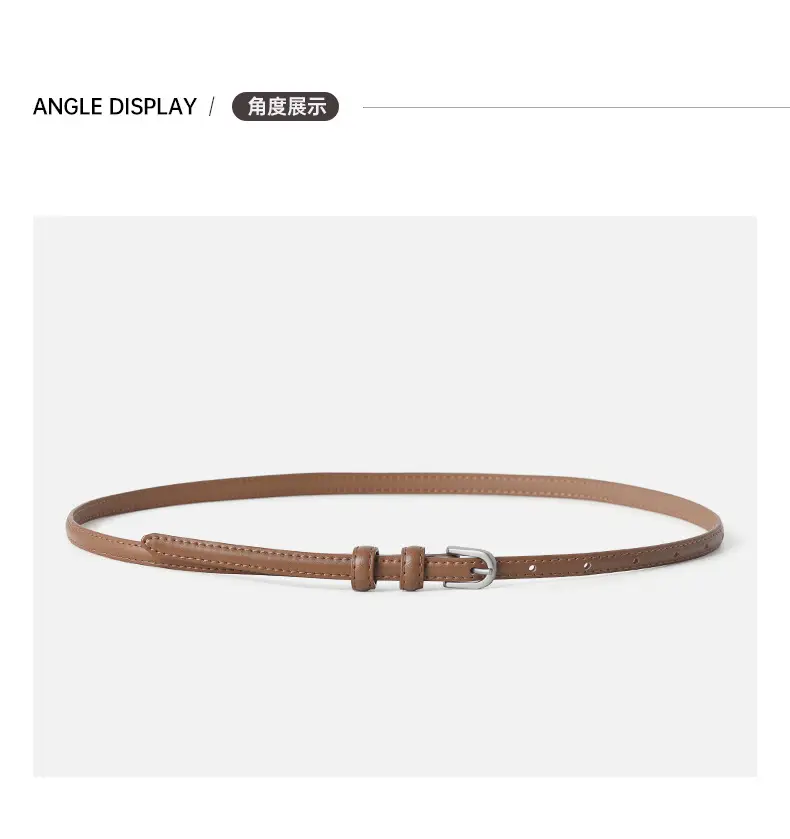 Women's Genuine Leather Belt Summer Decorative Thin Belt — feature 9