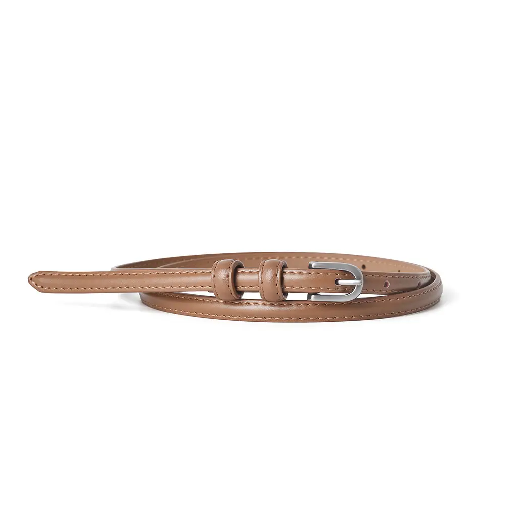 Women's Genuine Leather Belt Summer Decorative Thin Belt - Image 3