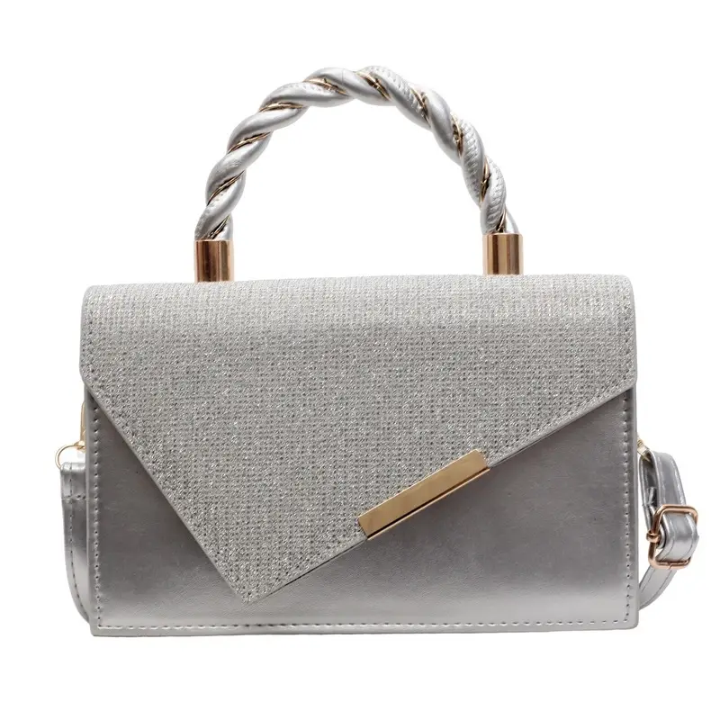 Women's Square Shoulder Bag Beige Diamond Textured 2025