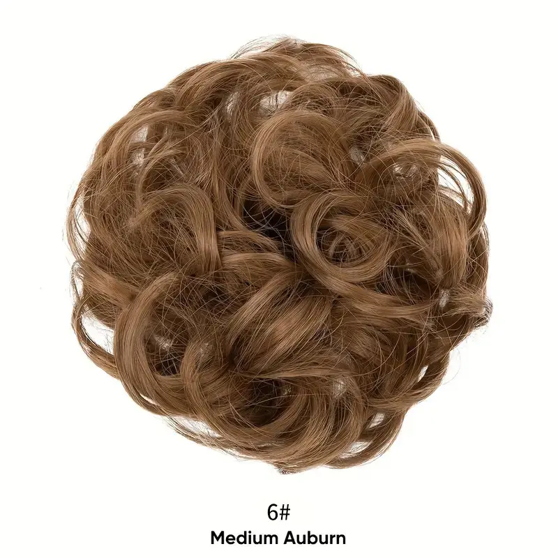 European and American Wig Bun Hair Tie Straight Hair Hair Ring Bun Wig Natural Fluffy Curly Hair Cross-Border Wig for Women - Image 25