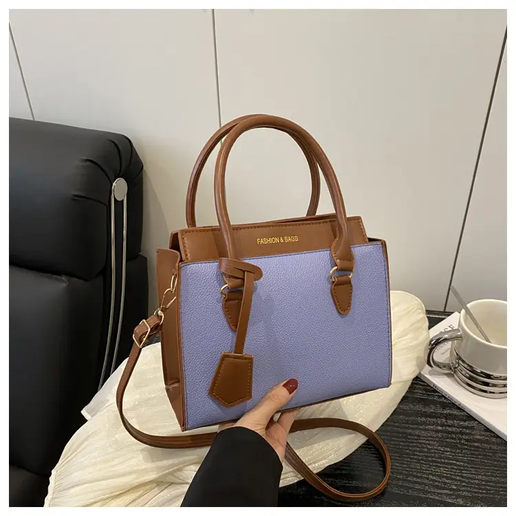 Women Blue Brown Crossbody Bag 2025 New Style - Image 4