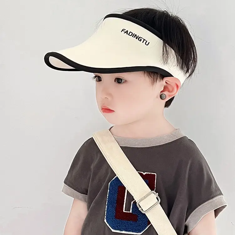Children's Anti-Uv Sun Visor Hat with Extended Brim - Image 10