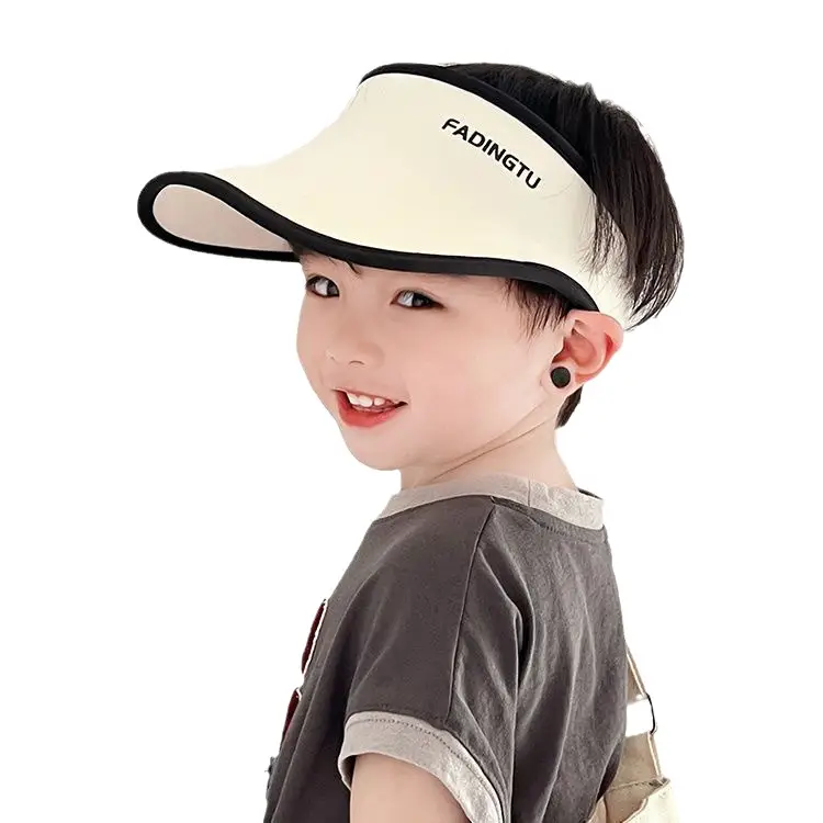 Children's Anti-Uv Sun Visor Hat with Extended Brim - Image 11