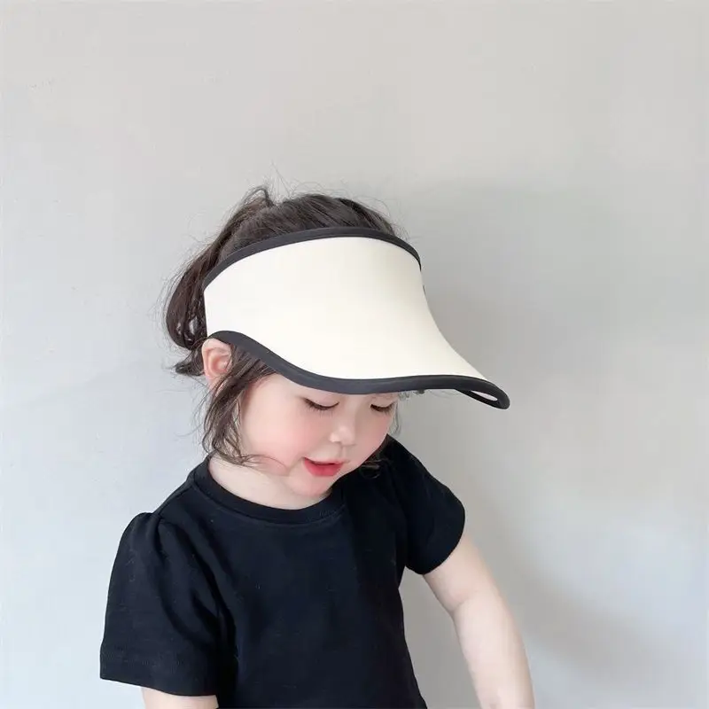 Children's Anti-Uv Sun Visor Hat with Extended Brim — feature 2