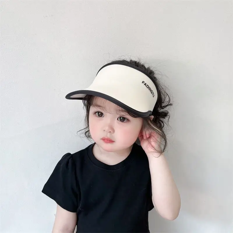 Children's Anti-Uv Sun Visor Hat with Extended Brim — feature 4