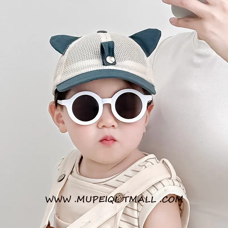 Baby Cat Ear Sunglasses Hat for Boys Girls Infants Korean Style — feature 6